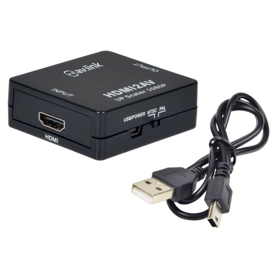 Convertitore HDMI a RCA AV Composito - Adattatore Video/Audio USB