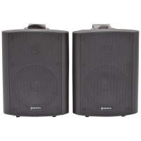 Coppia Casse Attive Stereo 5.25'' per Monitoraggio e Intrattenimento - Nero