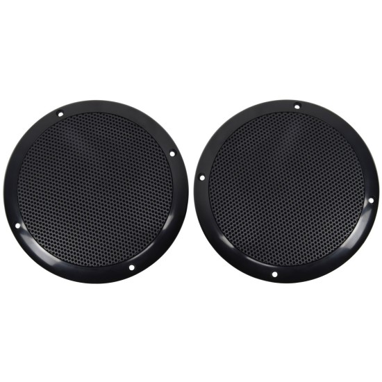 Coppia di Altoparlanti Impermeabili OD6-B8, 16.5cm, 100W, 8 Ohm, Nero - Perfetti per Piscine e Bagni