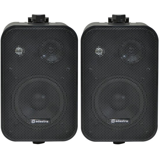 Coppia di Diffusori a Linea 100V 4'' 30W Neri