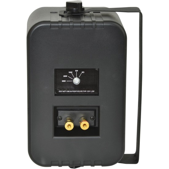 Coppia di Diffusori a Linea 100V 4'' 30W Neri