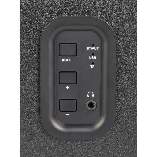 Coppia di Diffusori Attivi Bluetooth da Scaffale Neri - Suono Potente e Design Moderno