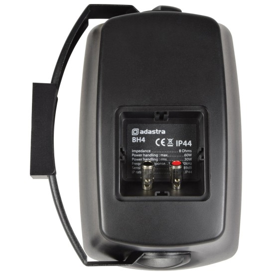 Coppia di Diffusori BH4 da Interno/Esterno Neri: Audio di Qualità per Ogni Ambiente