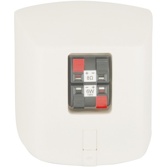 Coppia di Diffusori Compatti da 2.5'' Bianchi per Installazioni Discrete