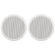 Coppia di Diffusori Resistenti all'Acqua 16.5cm, 100W, 8 Ohm, Bianchi