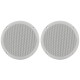 Coppia di Diffusori Resistenti all'Acqua 16.5cm, 100W, 8 Ohm, Bianchi