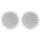 Coppia di Diffusori Resistenti all'Acqua OD5-W8, 80W, 8 Ohm, Bianchi