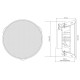 Coppia Diffusori da Soffitto Slimline SL4 con Driver Hi-Flex e Tweeter Mylar