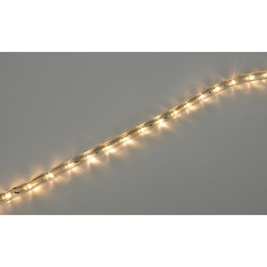 Corda Luminosa LED Bianco Caldo 50m per Interni ed Esterni - Flessibile e Resistente