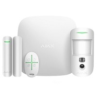 Ajax StarterKit Cam: Sistema di Allarme Smart con Videocamera - Bianco