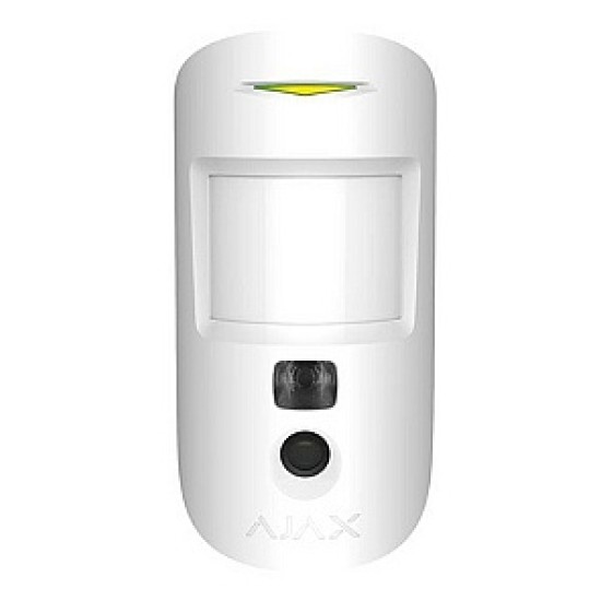 Ajax MotionCam Rilevatore di Movimento Wireless con Fotocamera Bianco