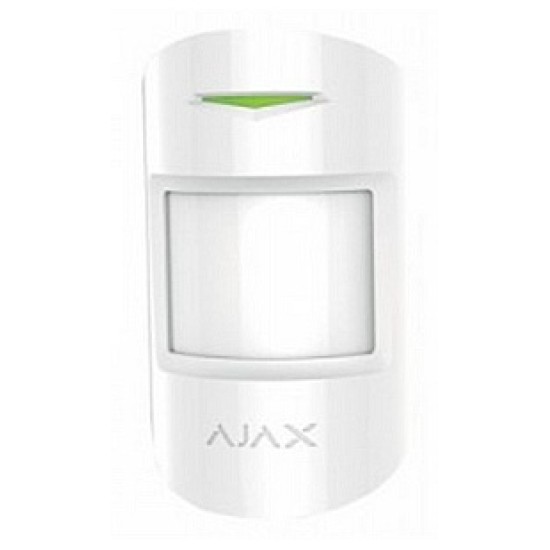 Rilevatore di Movimento Ajax MotionProtect Plus Wireless Bianco - Sicurezza Elettro-ottica Avanzata