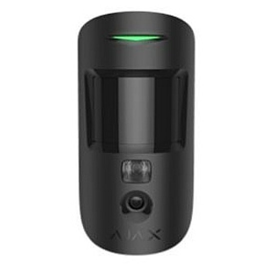 Ajax MotionCam Nero con Foto su Richiesta - Sistema di Allarme Smart