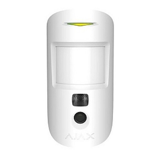 Ajax MotionCam PhOD Rilevatore di Movimento Wireless con Fotocamera, Bianco