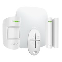 Ajax StarterKit 4G Bianco - Sistema di Allarme Intelligente con SIM Inclusa