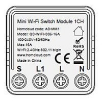 Modulo Interruttore Mini Smart Wi-Fi 1CH da Incasso per Casa Intelligente