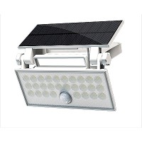 Faro Solare da Esterno con Sensore di Movimento 60W - Luce Bianca FSL