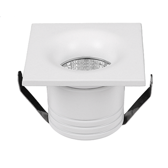 Punto Luce LED ORION Quadrato 4W 3CCT IP20 Ottica Arretrata - FSL