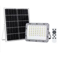 Proiettore Solare LED 60W - Funzione Crepuscolare e Telecomando