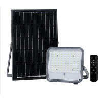 Proiettore Solare LED 50W con Tecnologia CCT 3WHITE e Sensore Crepuscolare