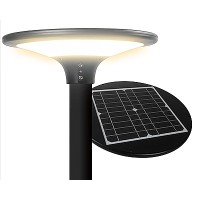 Testa Palo Solare LED 150W con Pannello Fotovoltaico e Sensori 4000K IP65