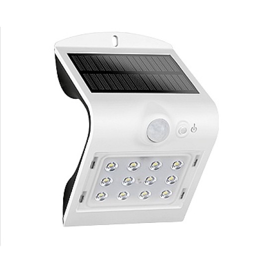 Lampada LED Solare da Parete 220lm con Sensori di Movimento - Lumix Space
