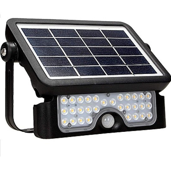 Faretto Solare LED 500lm con Sensori di Movimento e Crepuscolare - Lumix Space