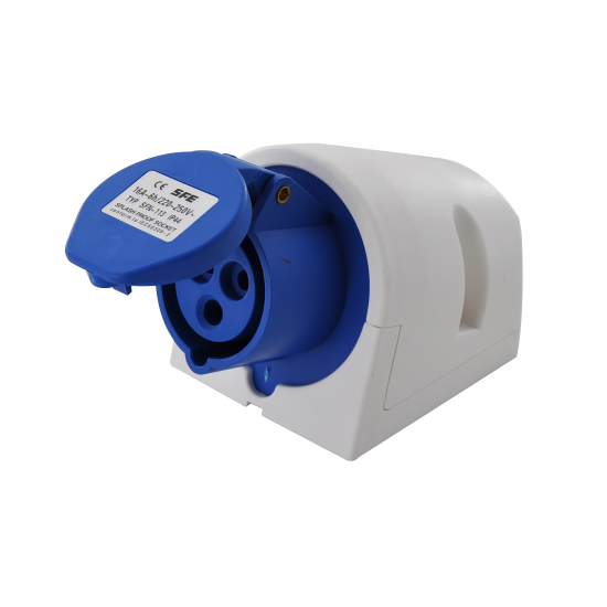 Presa a Muro Industriale CEE 16A 2P+T ProPart-El - IP44, Affidabilità Eccellente