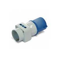 Adattatore Triplo CEE 16A 2P+T 220-250V IP44 White & Blue