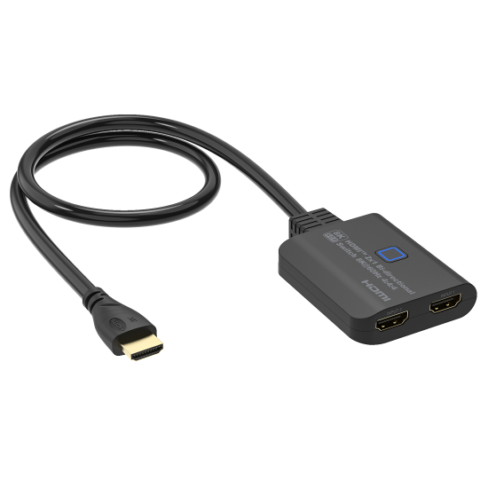Switch HDMI 2x1 Bidirezionale ProPart-El: 8K@60Hz, Splitter 1x2, Alta Risoluzione