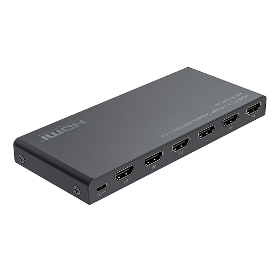 Switch HDMI 5x1 4K 60Hz HDR con Telecomando IR - ProPart-El