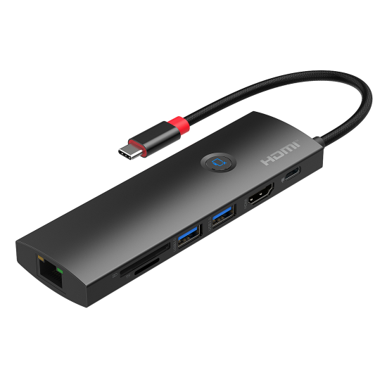 Adattatore USB-C HDMI 4K 60Hz con USB3.2 e SD3.0 - ProPart-El