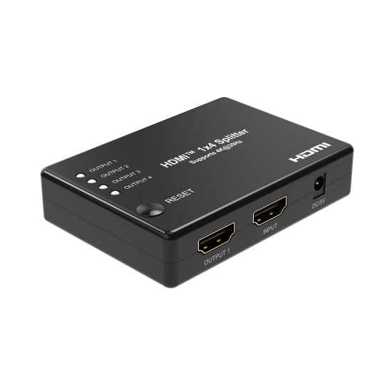 Splitter HDMI 1x4 4K Ultra HD con Supporto 3D Compatibile HDMI 1.4
