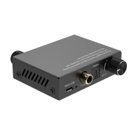 Convertitore Audio Digitale-Analogico ProPart-El: Volume e Bassi Regolabili, Nero