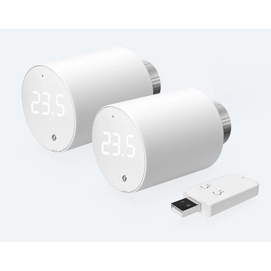 Shelly BLU Kit Termovalvole Smart Bluetooth con Gateway WiFi per Automazione Domestica