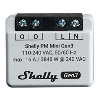 Misuratore Consumi Wi-Fi Shelly Mini PM Gen3 - Monitoraggio Energetico Avanzato