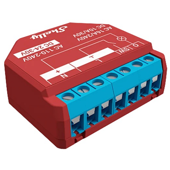 Shelly Plus 1PM - Relè Intelligente WiFi/Bluetooth per Automazione Domestica