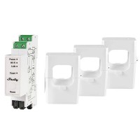Shelly Pro 3EM 400A - Misuratore Consumi Trifase con Pinze 400A