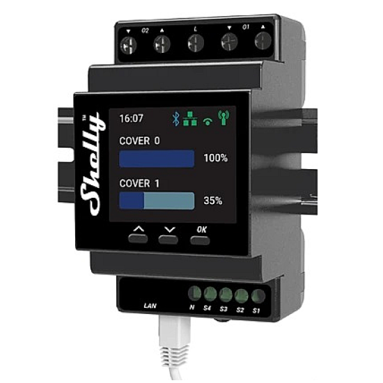 Shelly Pro Dual Cover PM: Automazione Tapparelle e Misurazione Energia