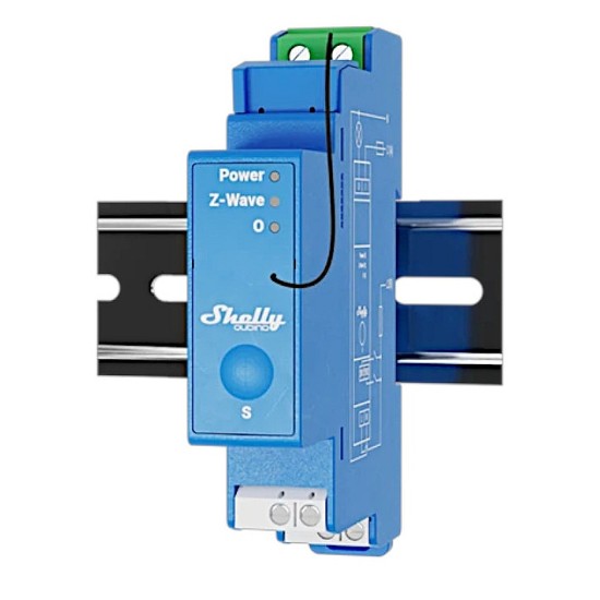Shelly Wave PRO 1 - Smart Switch Professionale Z-Wave per Automazione Domestica
