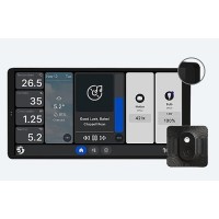 Shelly Wall Display X2 Nero con Sensore BLU H&T - Pannello Touchscreen Smart Home