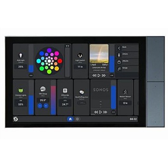 Shelly Wall Display XL Grigio - Pannello Touch per Casa Intelligente