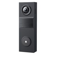 Tapo Mini Videocampanello a Batteria 2K IP65 Nero - Protezione Smart e Integrazione