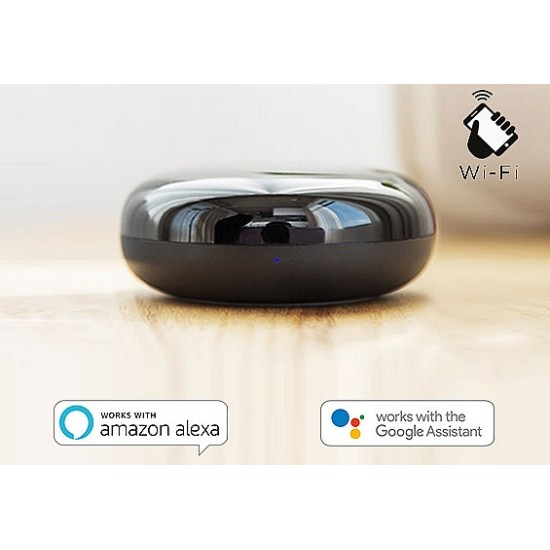 Telecomando Universale Wi-Fi a Infrarossi Nero - Controllo Smart Home - Homcloud
