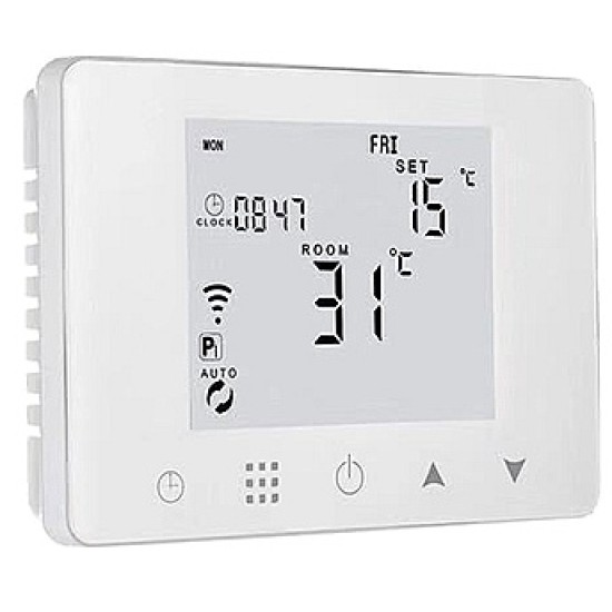 Cronotermostato Digitale Wi-Fi Homcloud - Controllo Vocale e da Smartphone