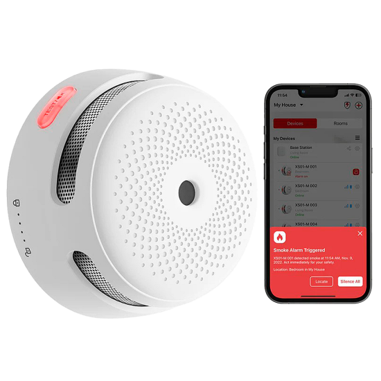 Rilevatore di Fumo Fotoelettrico X-Sense Link+PRO RF 868MHz