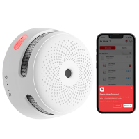 X-Sense Rilevatore Fumo Fotoelettrico Wi-Fi Senza Centralina, Colore Bianco