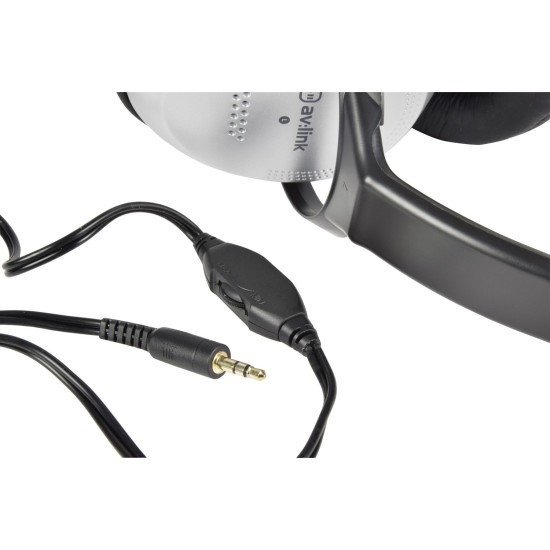 Cuffie Stereo SH40VC con Controllo Volume In-linea e Adattatore Placcato Oro