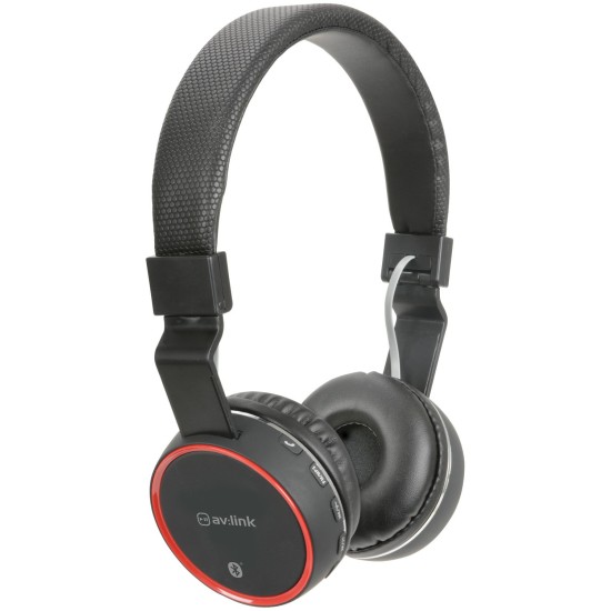 Cuffie Wireless Bluetooth Nere con Microfono e Bass Dinamico
