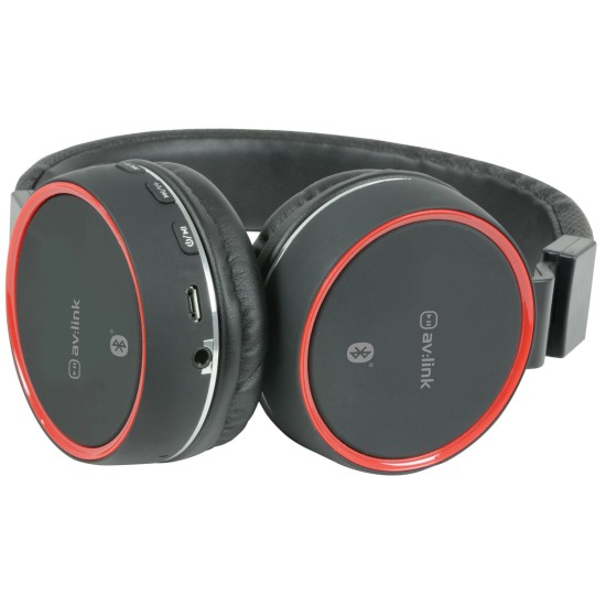 Cuffie Wireless Bluetooth Nere con Microfono e Bass Dinamico